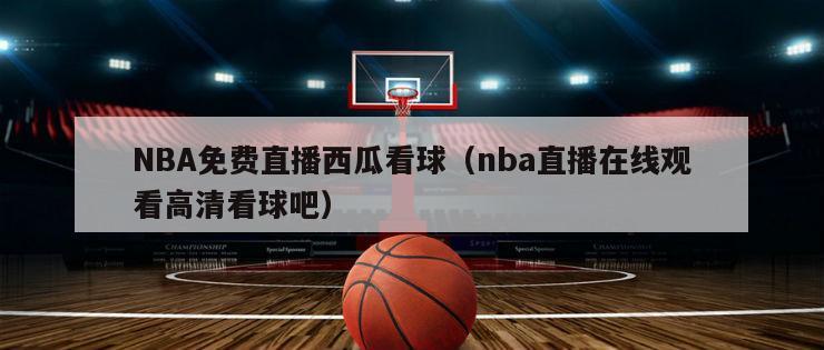 NBA免费直播西瓜看球（nba直播在线观看高清看球吧）